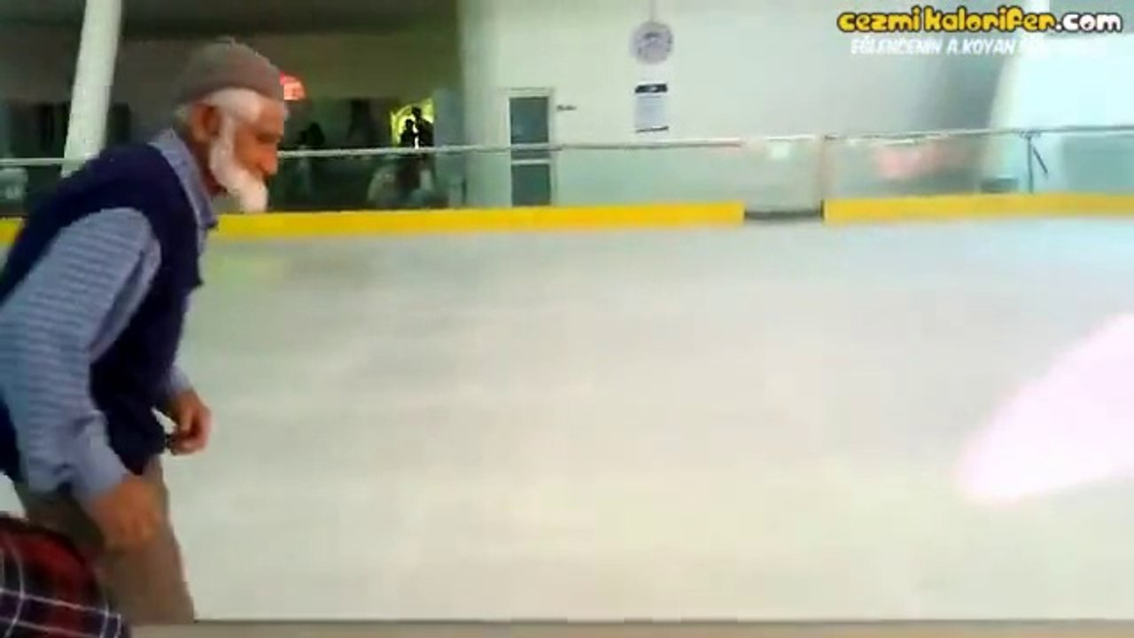 Buz Pateni Yapan Dede