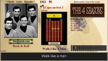 The Four Seasons - Walk like a man (no lead vocal)
