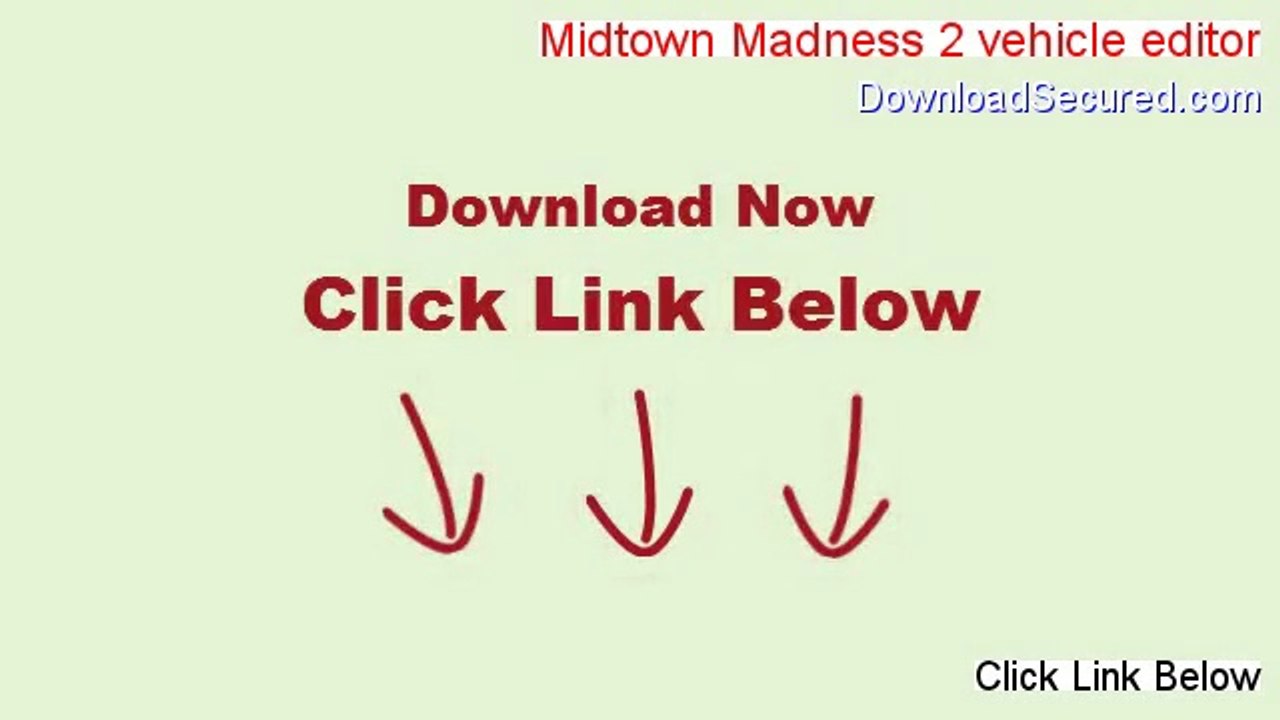 Midtown Madness 2 vehicle editor Free Download - Instant Download [2014]