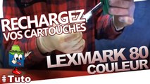 Comment recharger une cartouche couleur Lexmark 80 couleur