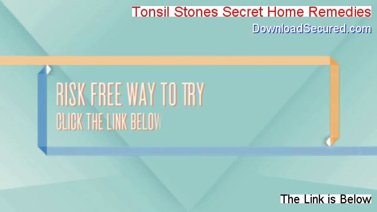 Tonsil Stones Secret Home Remedies Download PDF (Instant Download 2014)