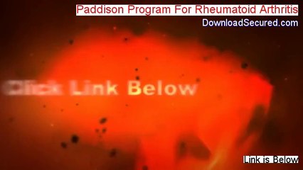 Paddison Program For Rheumatoid Arthritis Free Review [Watch my Review]