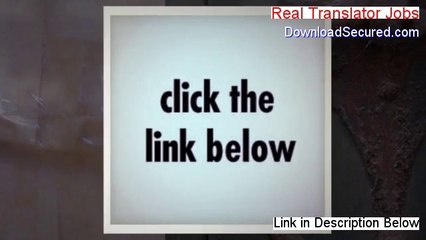 Real Translator Jobs PDF - Legit Download