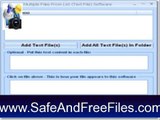 Download Create Multiple Files From List (Text File) Software 7.0 Serial Key Generator Free
