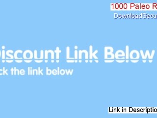 1000 Paleo Recipes Reviews - Watch this