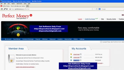 PERFECT MONEY ADDER NEW 2014