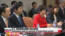 U.S. awaits outcome of South Korea-China summit