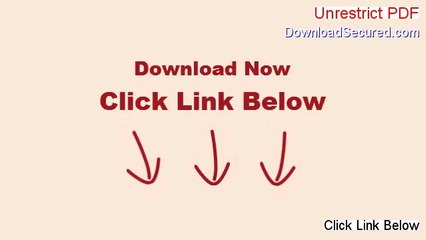 Unrestrict PDF Download Free - unrestrict pdf v4.0 crack [2014]