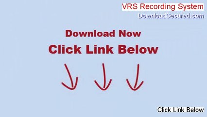 VRS Recording System Full - Legit Download 2014