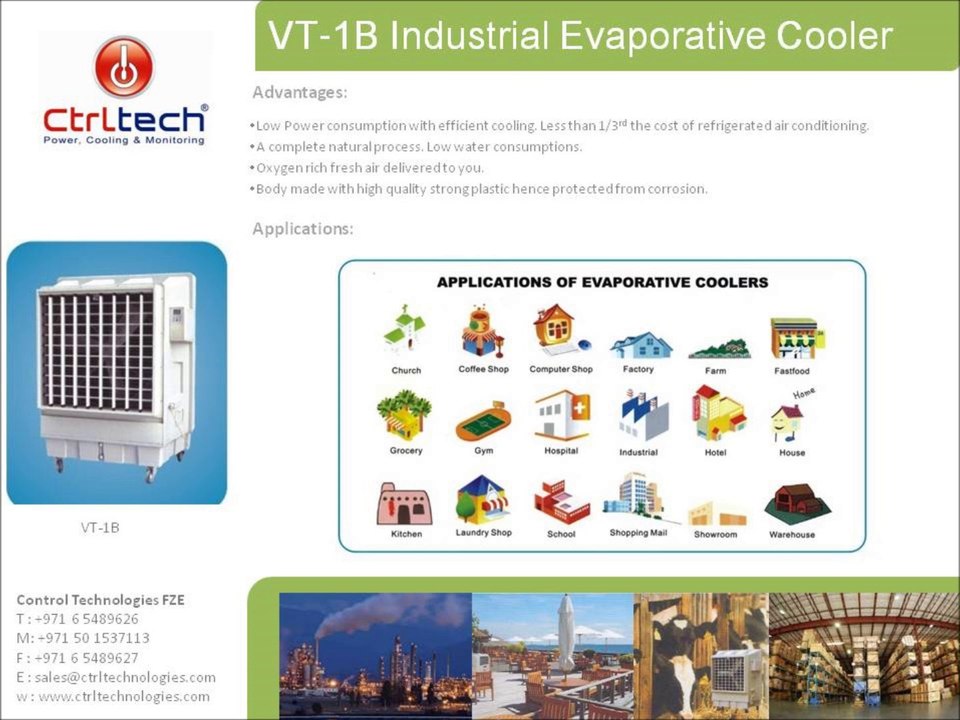 VT-1B- Air cooler-Evaporative air cooler-industrial air cooler-port a cool-desert cooler