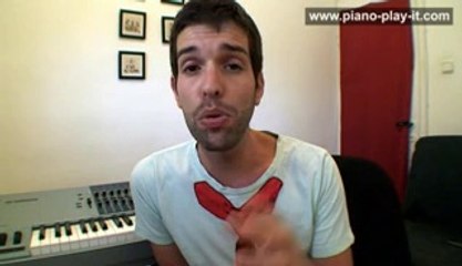 C Major Scale Piano Leeson