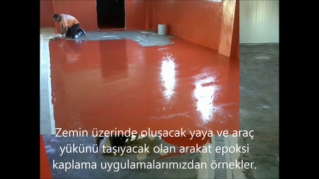 Epoksi Zemin Kaplama Uygulama Örneklerimiz