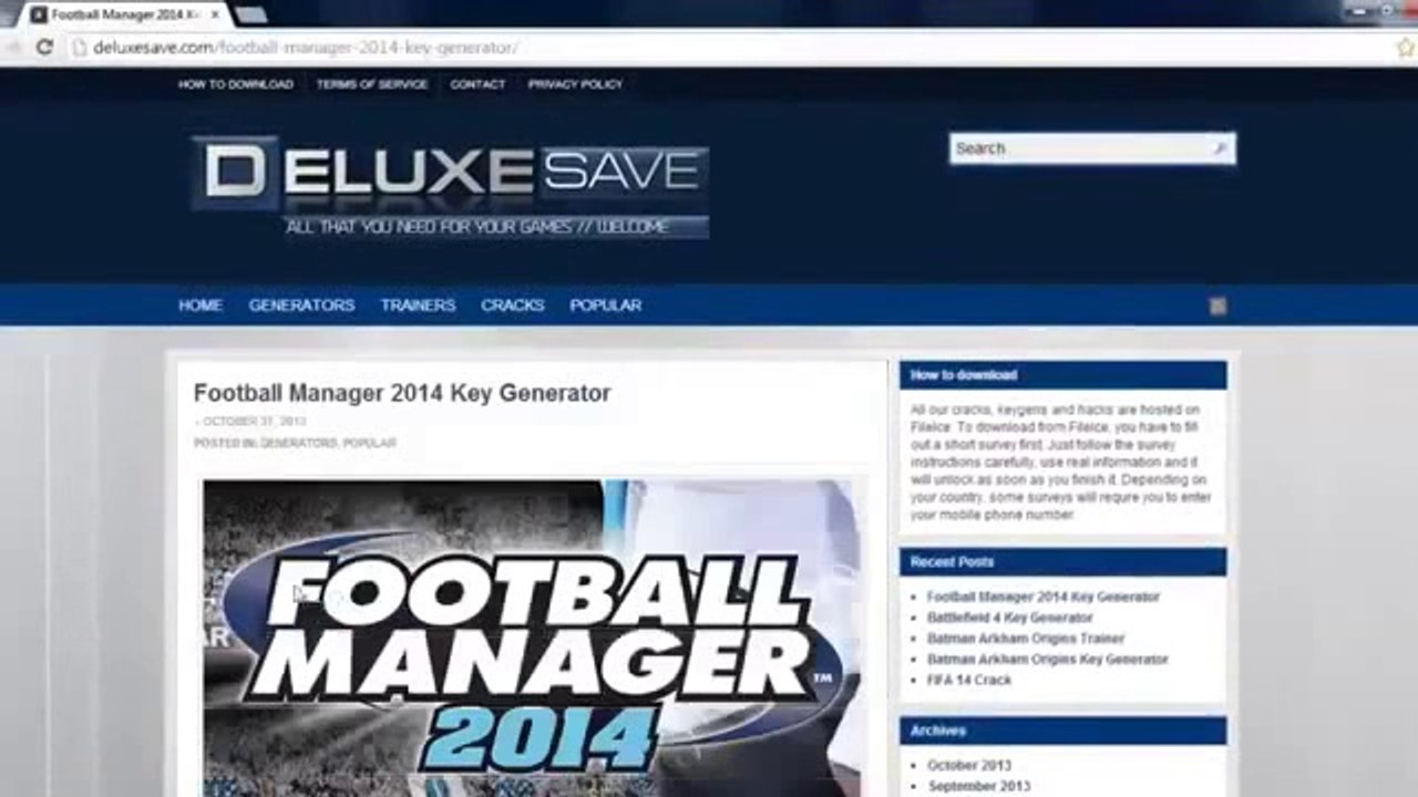 Football Manager 2014 CD key generator °°Free Keygen + Crack Download