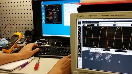 DDR3-4560 a 2.28 GHz su GIGABYTE Z97X-SOC Force LN2 con oscilloscopio