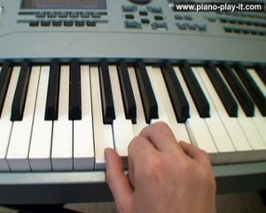 Play Major Chords on the Piano Lesson