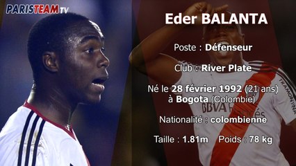 Présentation d'Eder Balanta