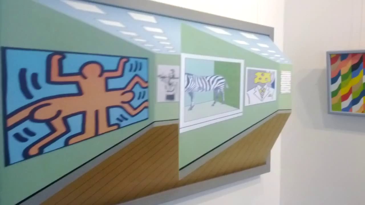 Un tableau magique, effet d'optique renversant! Perspective et reverspective...