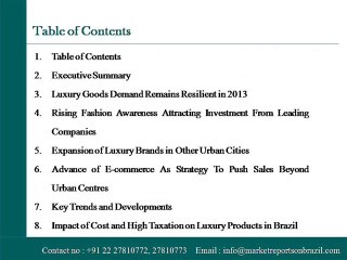 Luxury Goods in Brazil