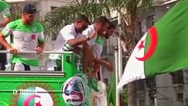 Les Fennecs accueillis en héros en Algérie