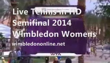 Kvitova vs Safarova Wimbledon Women's Semifinal