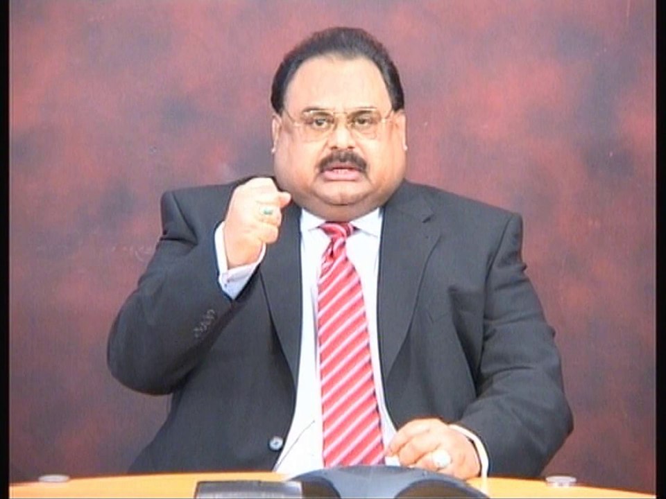 MQM Quaid Altaf Hussain's video message on operation " Zarb-e-Azb "
