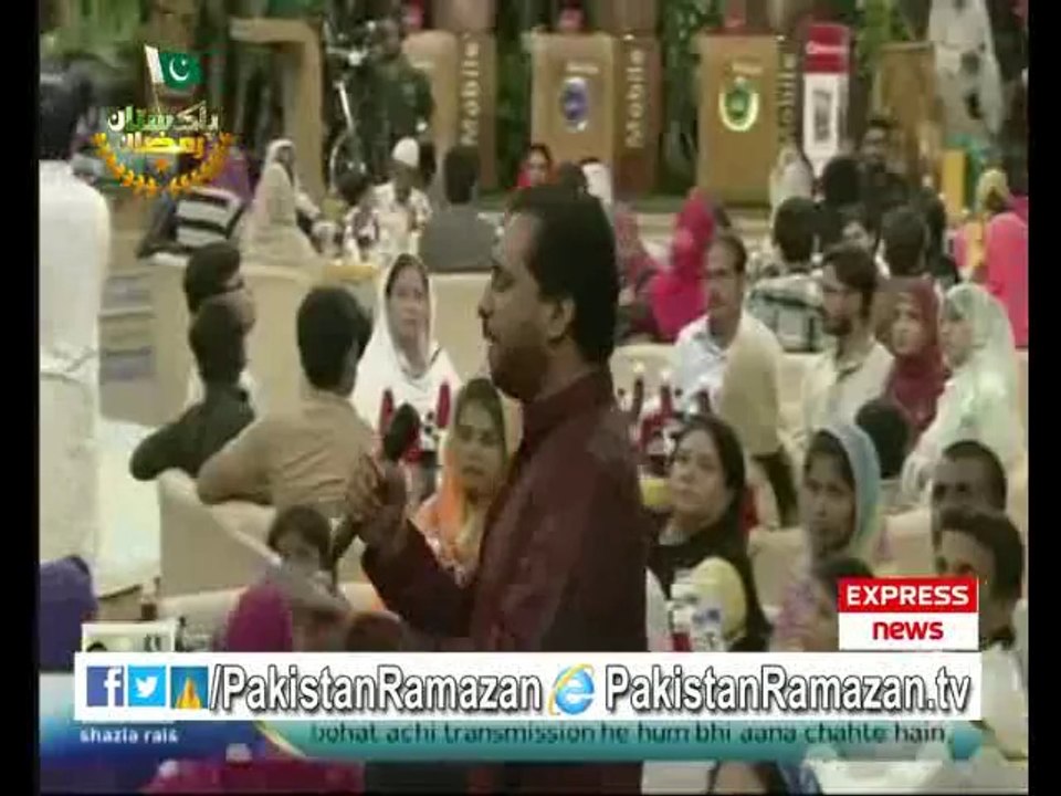 #Package 2 -3rd Iftar #PakistanRamazan Transmission on #ExpressNews 3-7-2014
