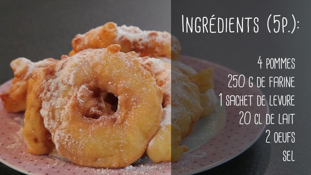 Recette de beignets aux pommes - Gourmand