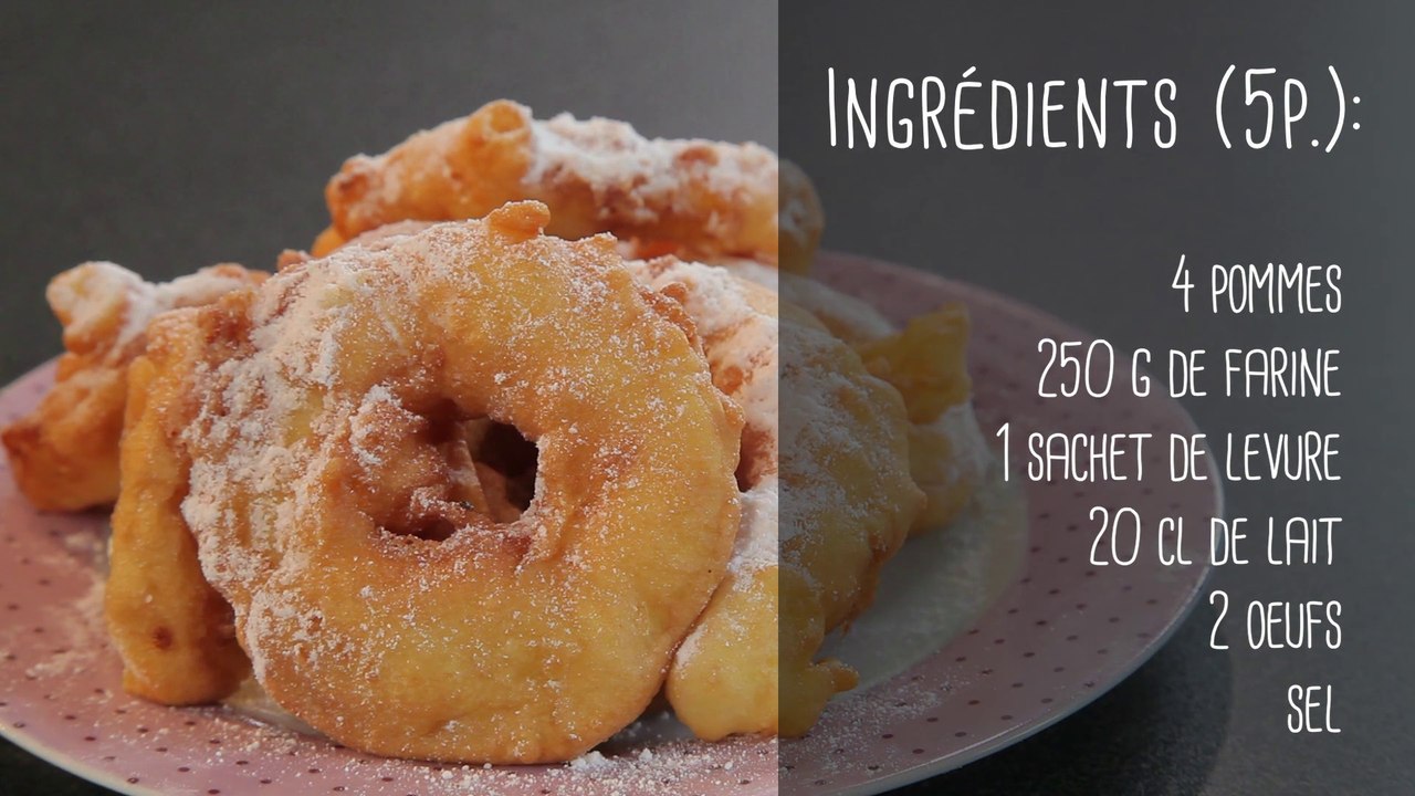 Recette de beignets aux pommes - Gourmand