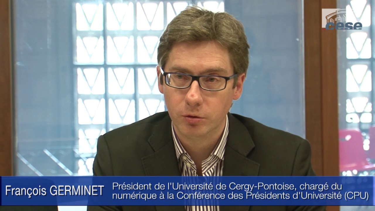 Audition de M. François GERMINET, Président de l'Université de Cergy-Pontoise - cese