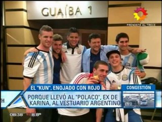 Pronto.com.ar - Kun Agüero enojado con Rojo por Karina