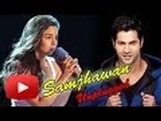 Alia Bhatt Dedicates Samjhawan Song To Varun Dhawan | LIVE PERFORMANCE