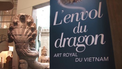 Année France-Vietnam 2014 // "L'envol du dragon" au musée Guimet : montage de l'exposition