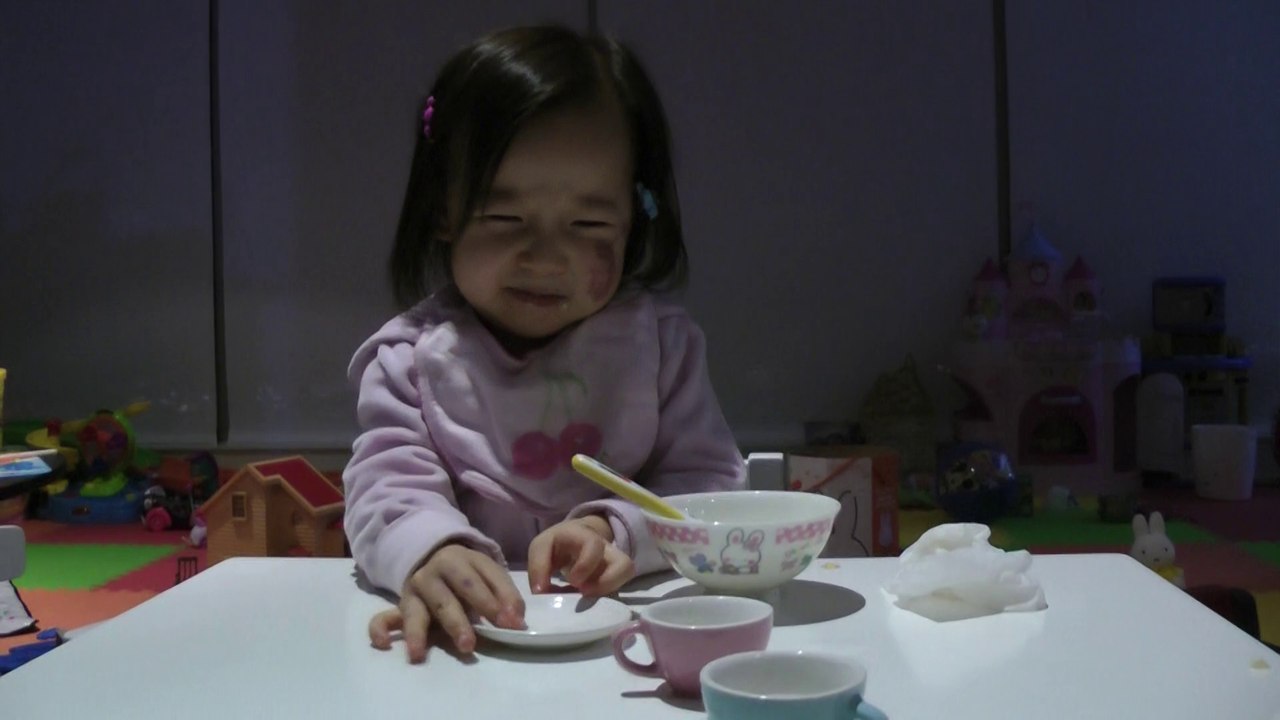 Girl Snack Time