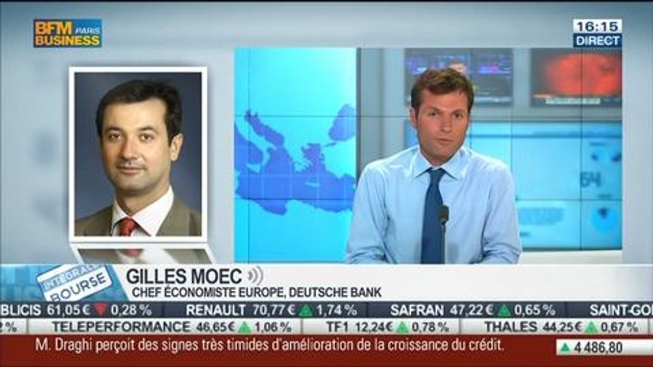 Quelles réactions sur les marchés après la conférence de presse de Mario Draghi ?: Gilles Moec, dans Intégrale Bourse – 03/07
