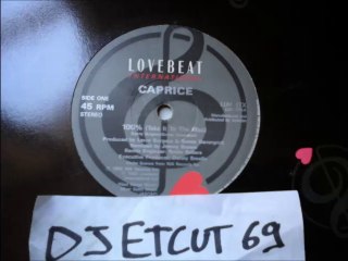 CAPRICE -100% (TAKE IT TO THE MAX)(RIP ETCUT)LOVEBEAT INTERNATIONAL REC 86