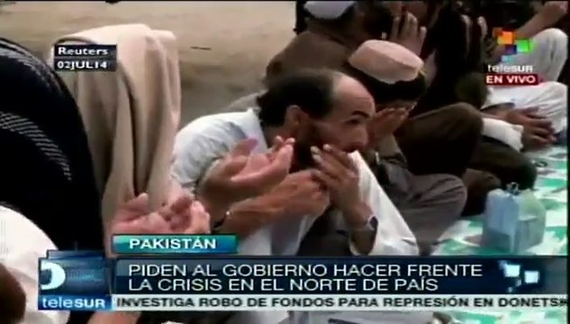 Pakistán: 750 mil desplazados por choques entre ejército y talibanes
