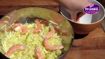 Cuisine minceur : Comment cuisiner une salade de courgette rapée et crevettes