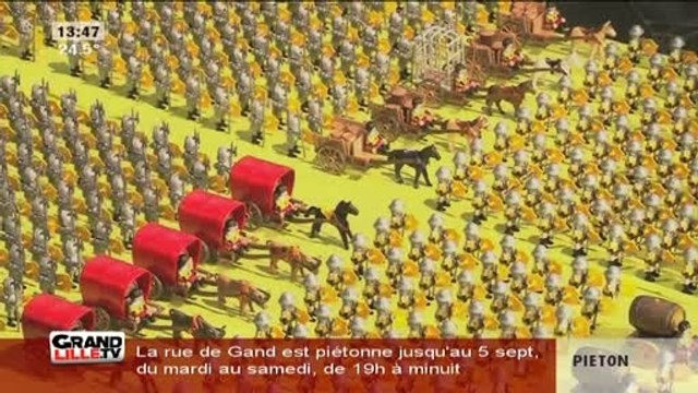 10 000 Playmobils refont la bataille de Bouvines