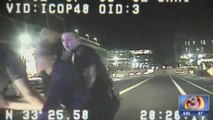 Crazy violent cop attacking black professor!
