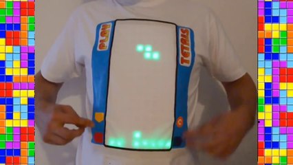 Скачать видео: Tetris on a Tshirt... Best gamer and geek shirt ever