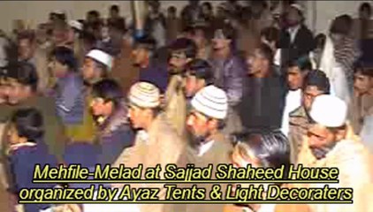 Mehfile Meelad at Sajjad Shaheed House organized by ATSALD