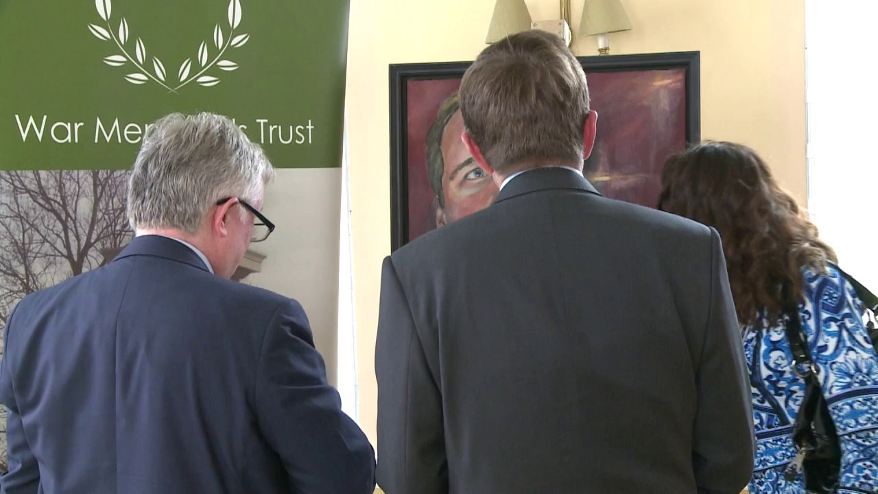 New Prince William portrait unveiled in London for WWI centenial