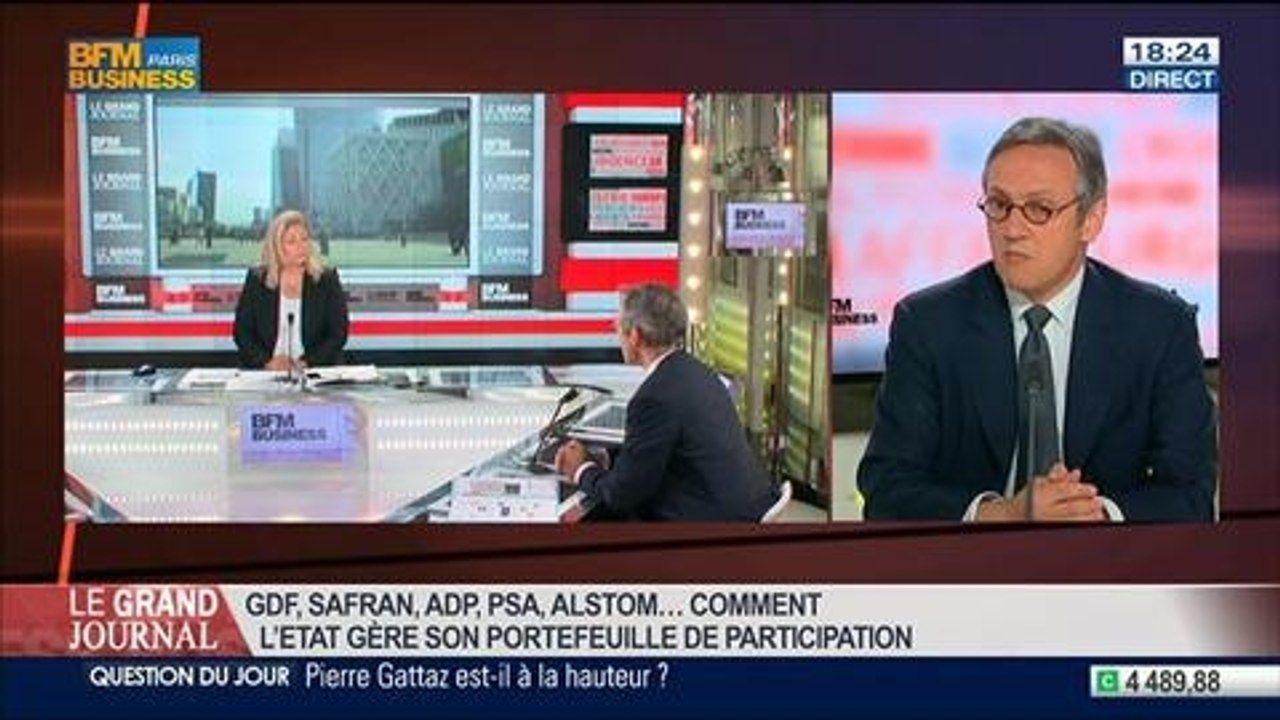 David Azéma, directeur général de l'Agence des Participations de l'État, dans Le Grand Journal - 03/07 2/4
