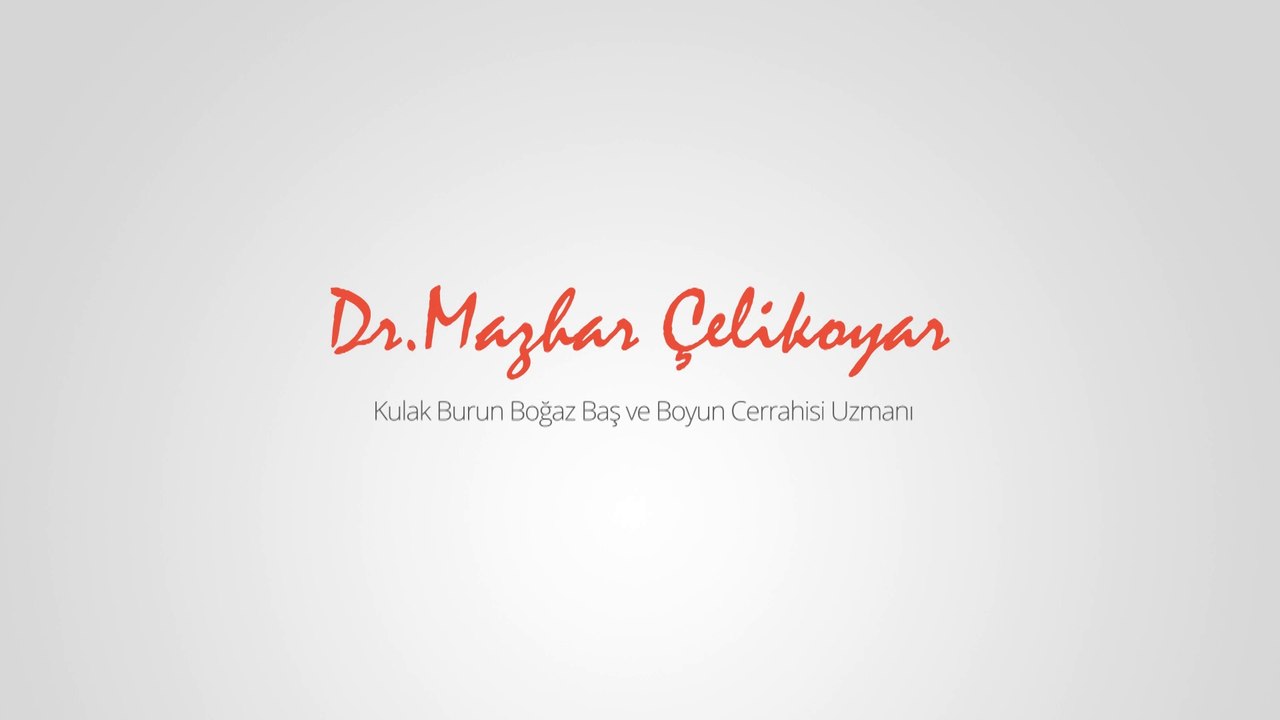 Rinoplasti Ameliyatı Ne Kadar Sürer ? - Op. Dr. Mazhar Çelikoyar