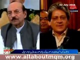 CM Sindh Qaim Ali Shah calls on Dr Ishrat Ul Ebad in Governor House on Karachi issue