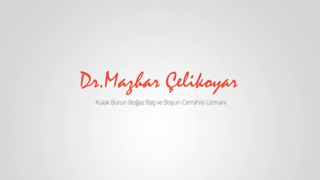 Rinoplasti Ameliyatının Teknik İncelikleri ve Burun Ucu - Op. Dr. Mazhar Çelikoyar