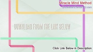 Miracle Mind Method Download Free (Download Now)