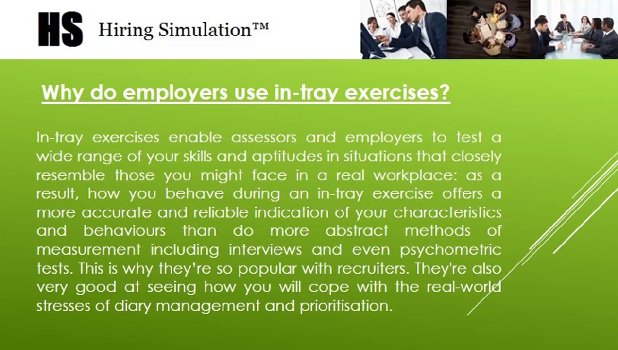 In-Tray Exercise