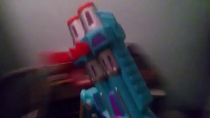 Funny dog playing dead after finger shot