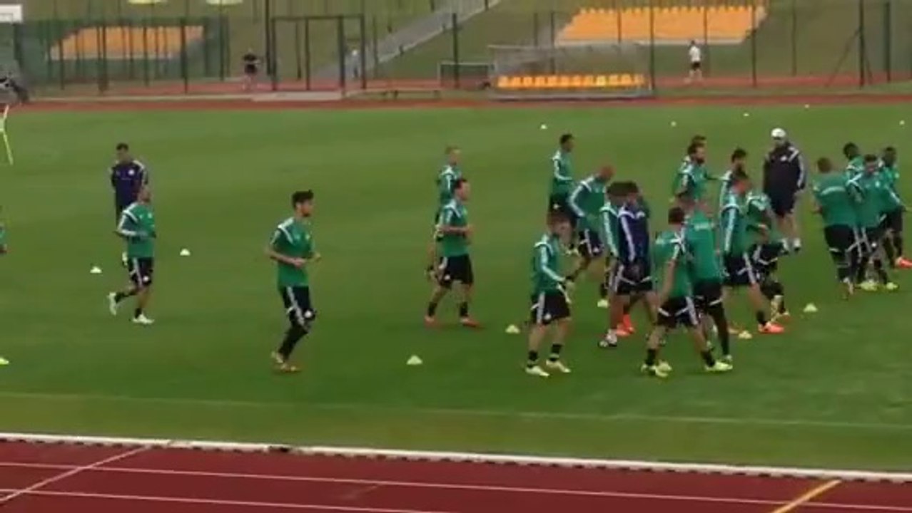 Προπόνηση Παναθηναϊκού στην Πολωνία